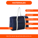 Bolso Plegable Viaje Grande Impermeable Reforzado Valija
