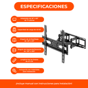 Soporte Led Tv Lcd Smart Articulado Doble Brazo Reforzado 23 A 60 Pulgadas