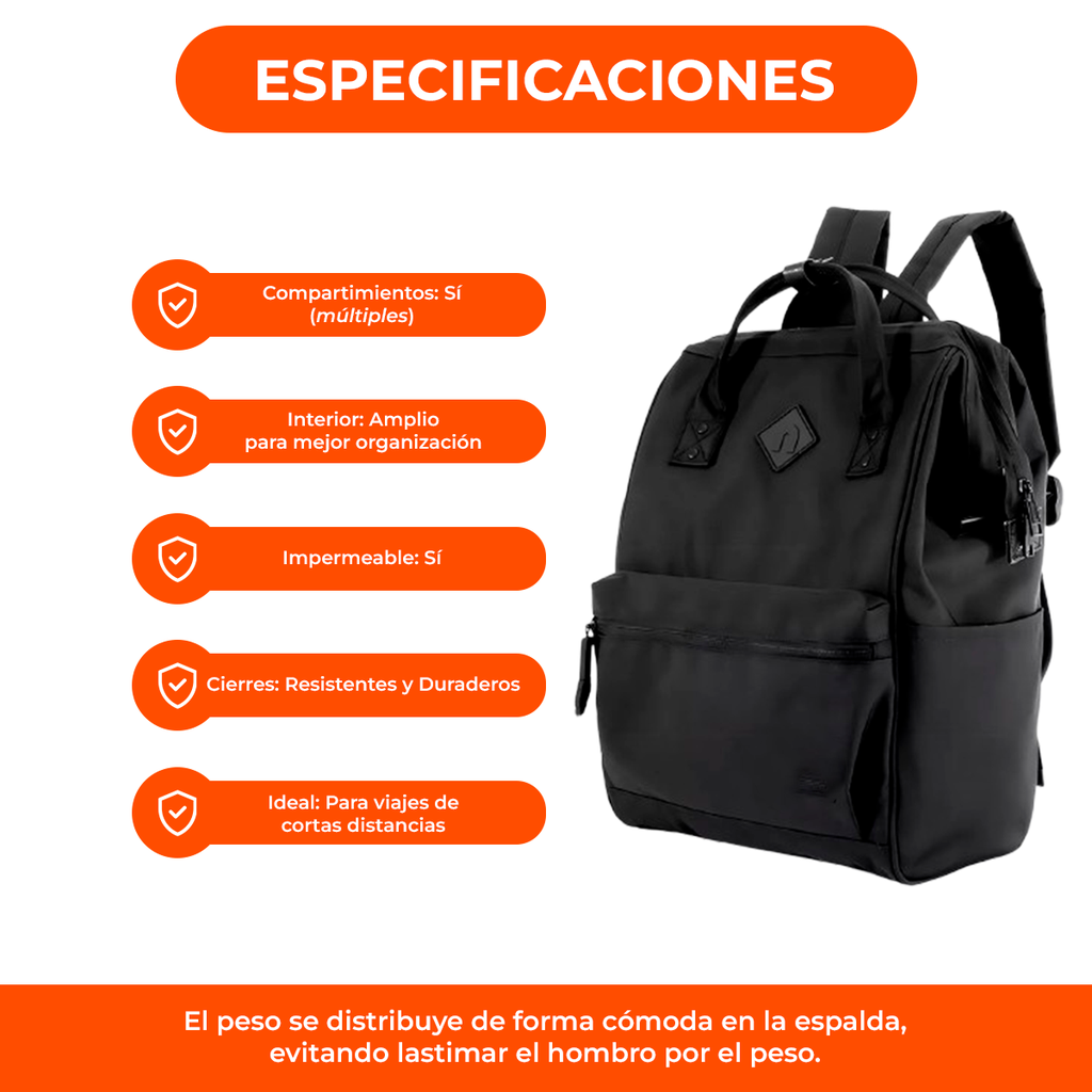 Bolso Ajustable Mochila Colores