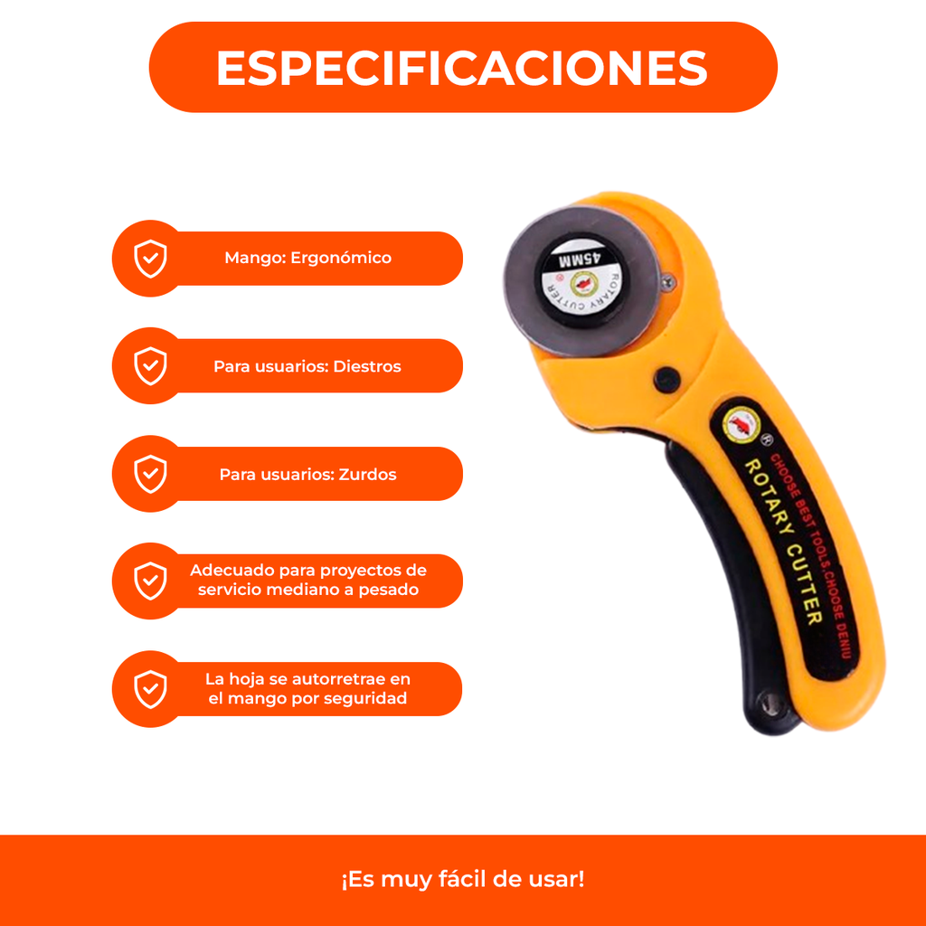 Cutter Cortador Rotativo