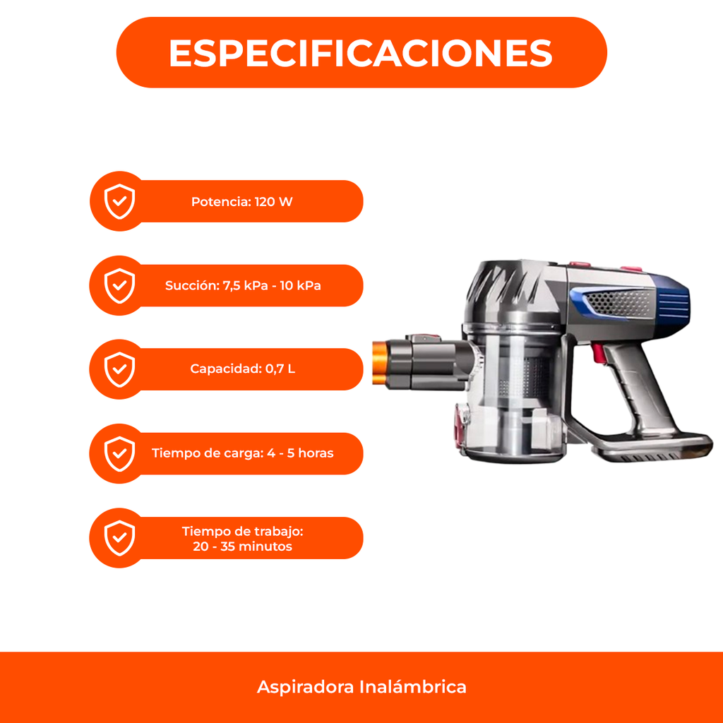 Aspiradora Inalámbrica