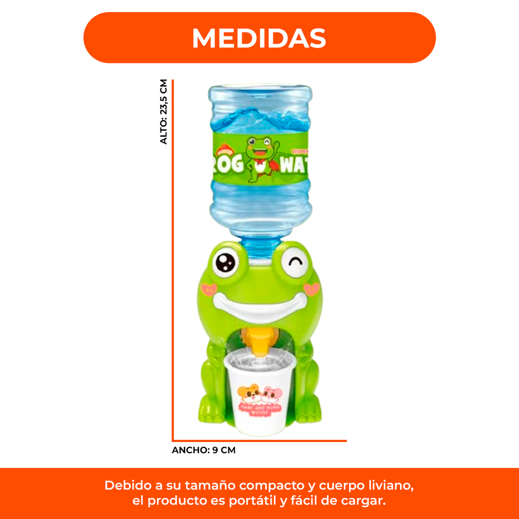 Dispenser de Agua Rana