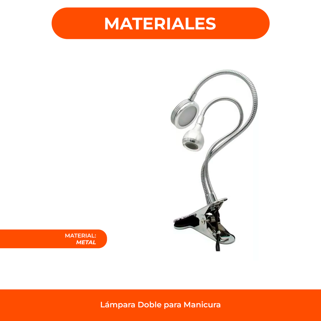 Lampara Led - doble Manicura