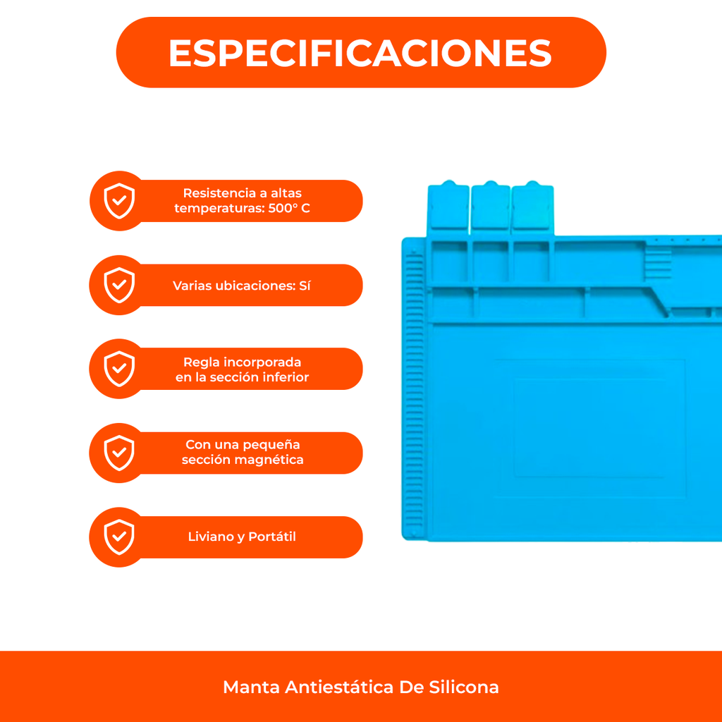 Manta Térmica anti-estática Silicona