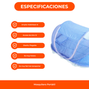 Mosquitero Tul Portátil Cuna Camping Plegable
