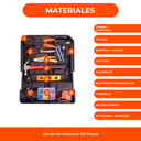 Set Kit Herramientas 187pcs c/Maletin Portatil