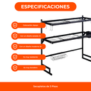 Secaplato Sobre bacha 3 Pisos