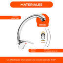 Canilla Griferia Monocomando Cocina Pico Cisne