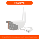 Cámara Exterior Seguridad Ip P2p Hd Wifi Vision Nocturn Color Blanco