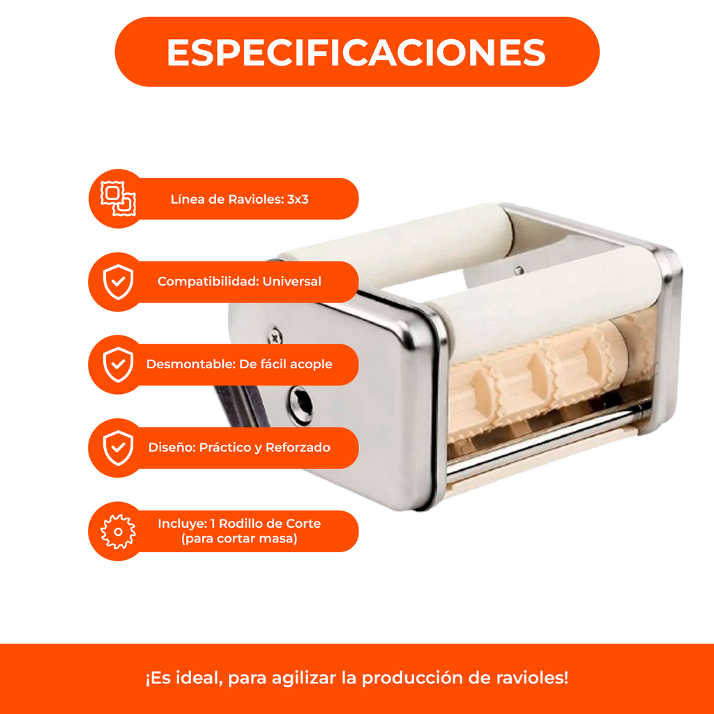 Accesorio Para Ravioles Universal  Ravioricca Cortante