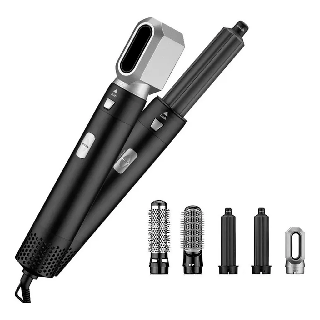 Cepillo Secador De Pelo Rizador Modelador Electrico 5 En 1