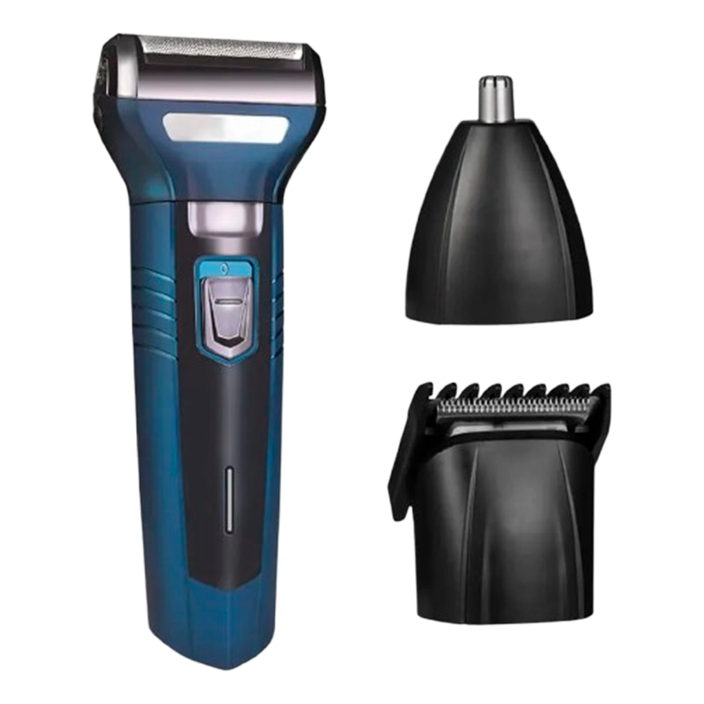 Maquina Afeitar Afeitadora 3 Por 1 Corta Pelo Recargable