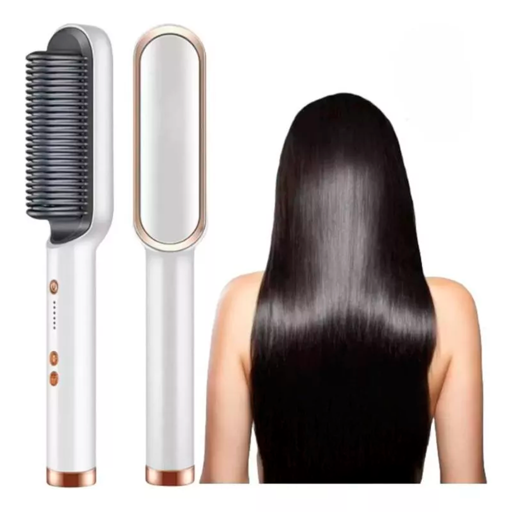Cepillo Peine Electrico Alisador Planchita Para Cabello Pelo