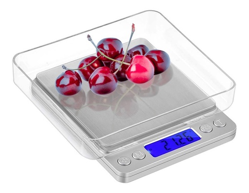 [38] Balanza De Precision de 0.1gr A 2000 Gr Retroiluminada Joyer