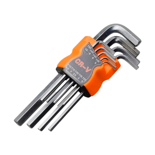 [145-2] Juego De Llaves Torx 9 Piezas T 10 A T 50 Cortas Blister