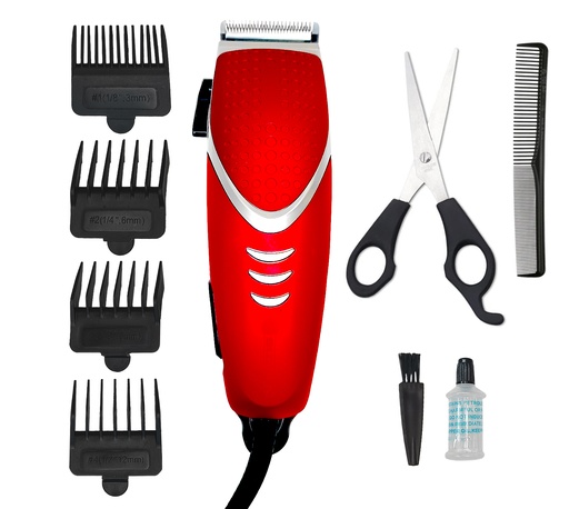 Corta Pelo Maquina Cortar Barba Patillas Suzika +acc