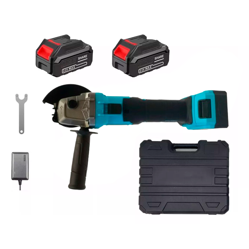 [MB-AA-211] Amoladora Angular Inalambrica 2 Baterias Litio 21v Maletin